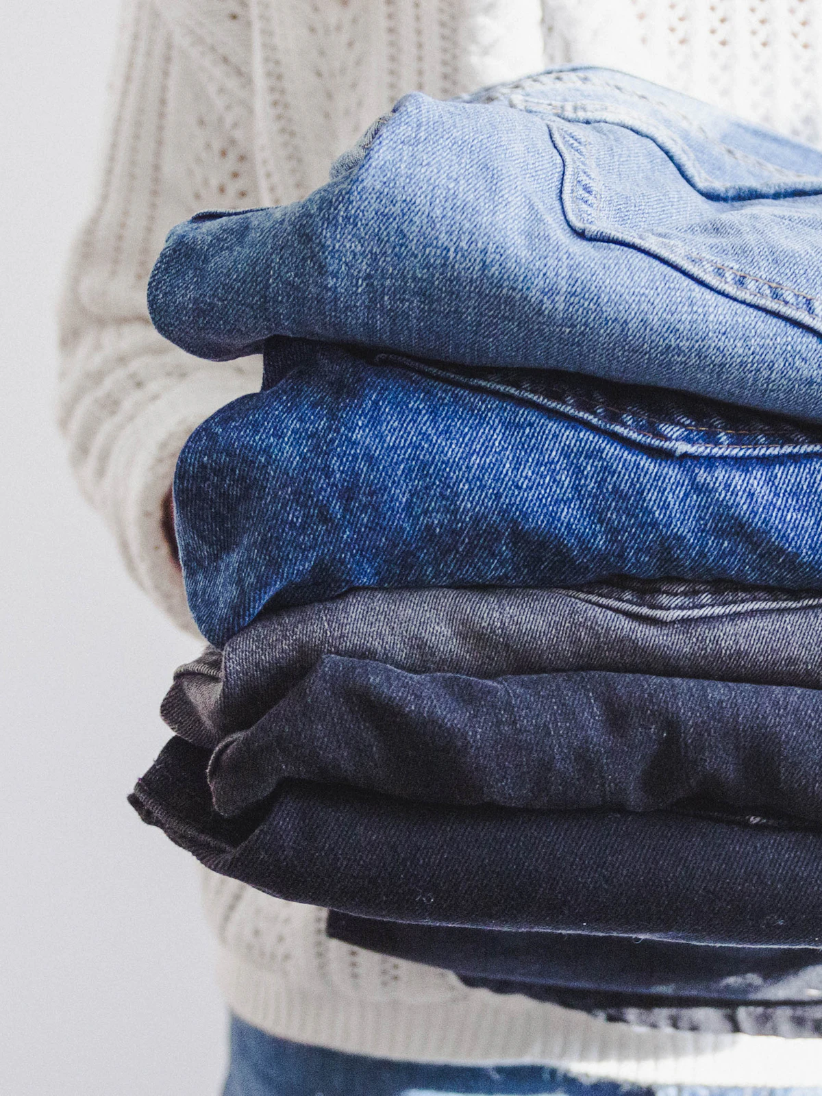 Calça 101 Wide Leg Jeans, cor Azul médio