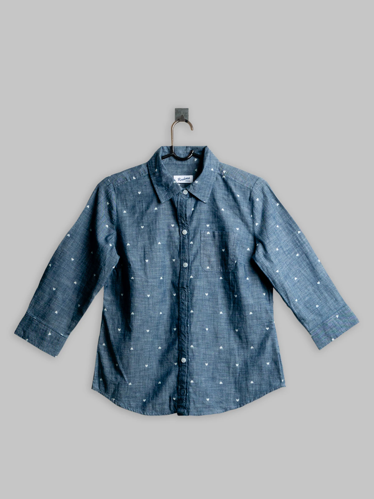 Camisa Jeans Poá
