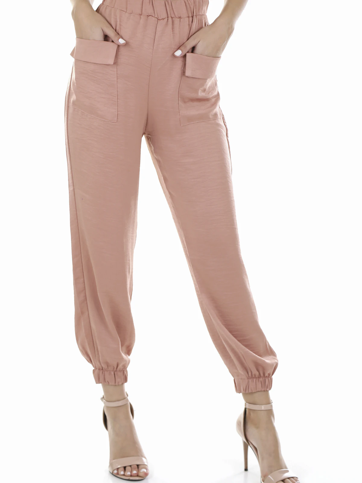 Calça Wide Linho Rosé
